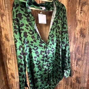 OFUURE Green and Black Jumpsuit